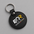 Engineer On Road Premium Leather Keychain | Executive Keyring for Engineers and Professional